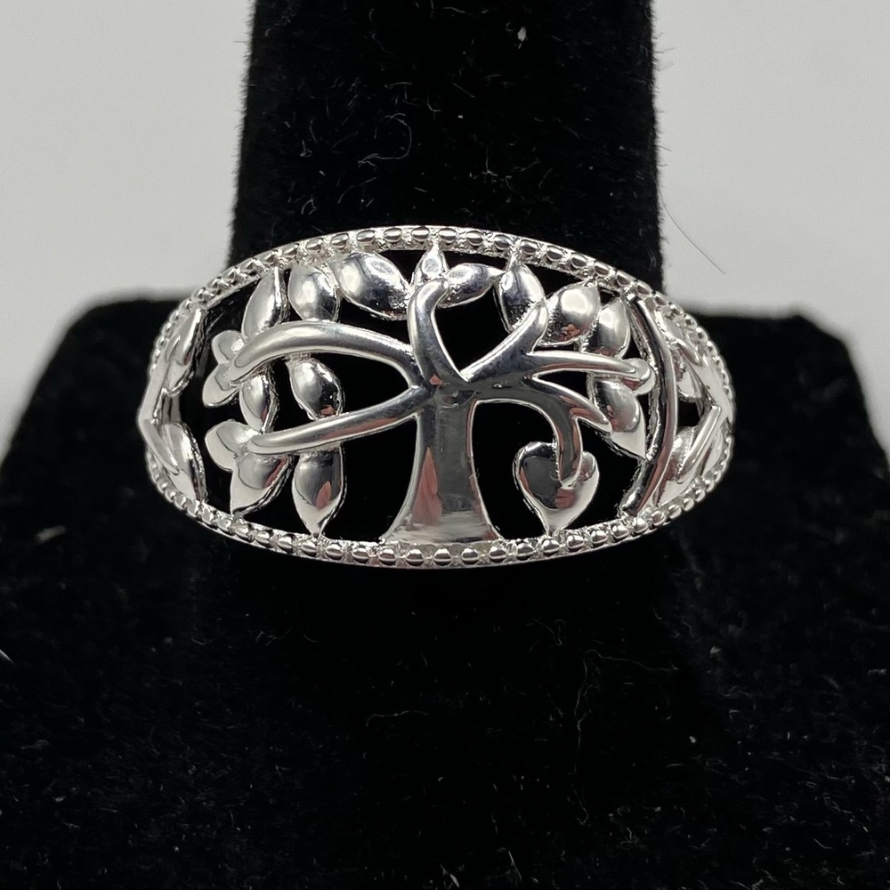 Sterling Silver Tree of life ring